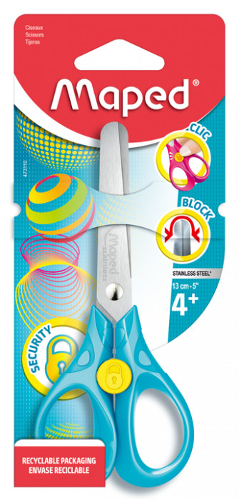 Image of Sax Maped Säkerhetssax 13 cm, Blister (12F) 473110 315414473110