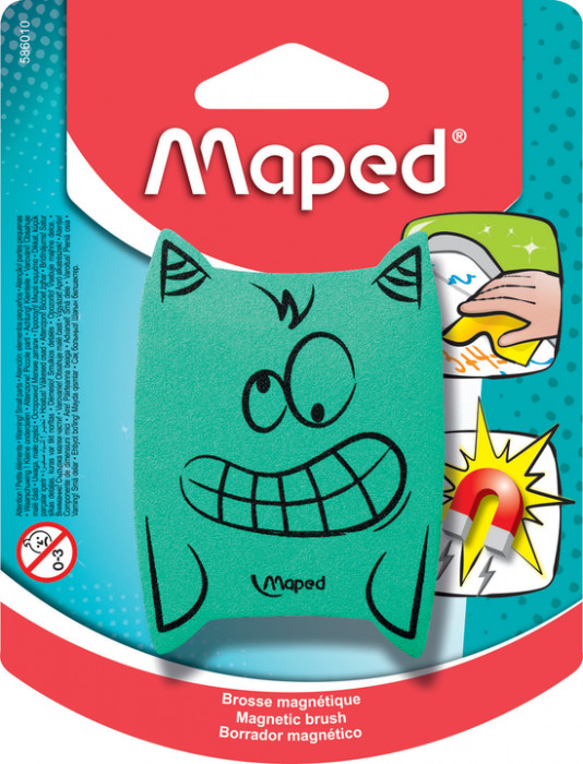 Image of Whiteboard Maped Magnetic brush, (12F) 586010 3154145860108