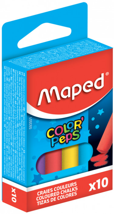 Image of Krita Maped Färgkritor 10-pack 593501 3154145935011