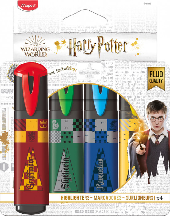 Image of Harry Potter Highlighter x4 740701 3154147407011