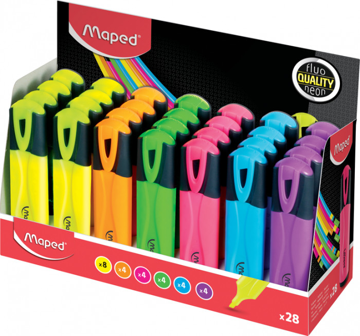 Image of Färgpenna Maped Fluo Peps Classic, Display (28F) 742537 315414742537