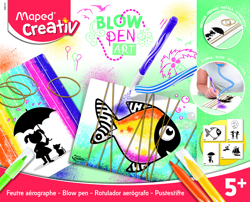 Image of Blåspenna Maped Blowpen Art - String Art (6F) 5+ 846710 3154148467106