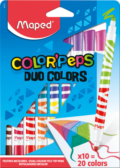 Image of Fiberpennset Maped Color´Peps Duo 10-pack, (12F) 847010 3154148470106