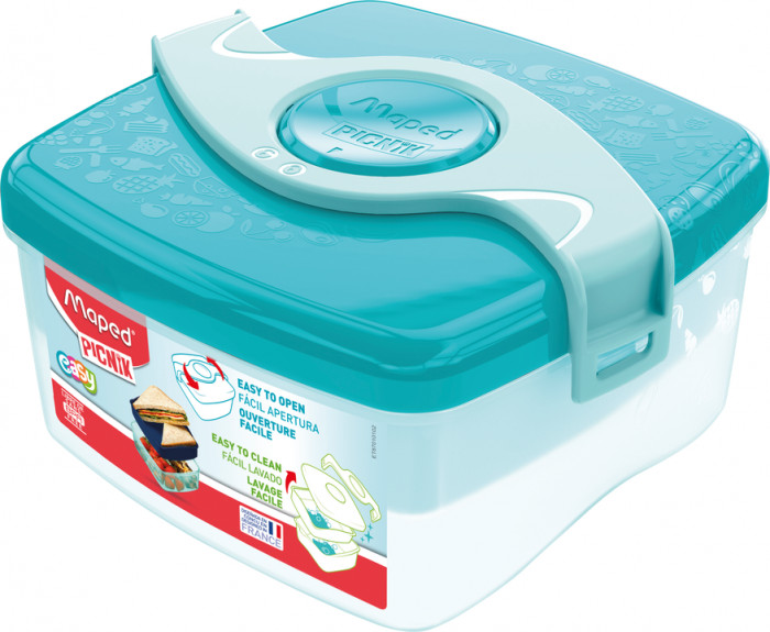 Image of Förvaring Maped PicNik LUNCH BOX Turquoise (6F) 870102 3154148701026