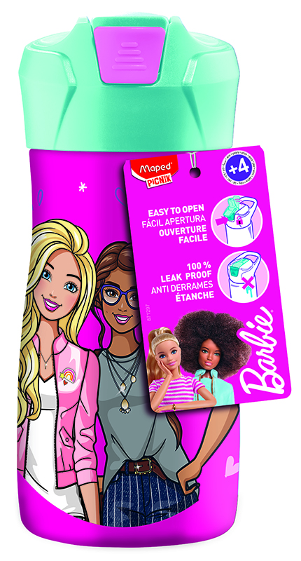 Image of Flaska Maped STAINLESS STEEL BOTTLE 430ML BARBIE 871297 3154148712978