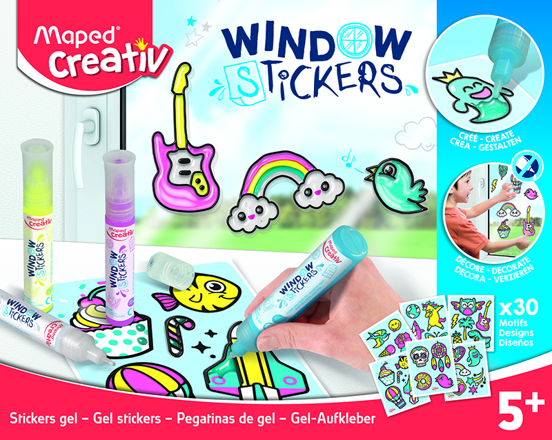 Image of Barnset Maped Window stickers (6F) 5+ 907036 3154149070367