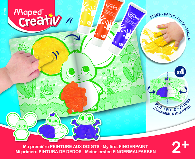 Image of Barnset Maped My first Fingerpaint (4F) 2+ 907043 3154149070435