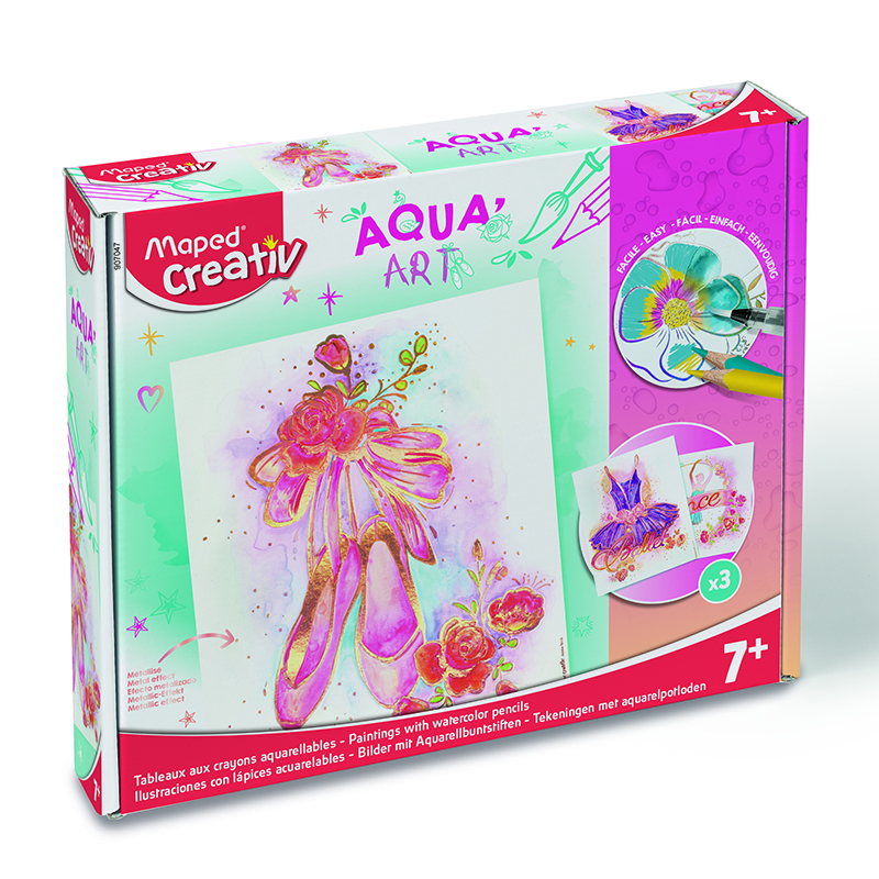 Image of Färgpennset Maped Aqua Art Dance (6F) 7+ 907047 3154149070473