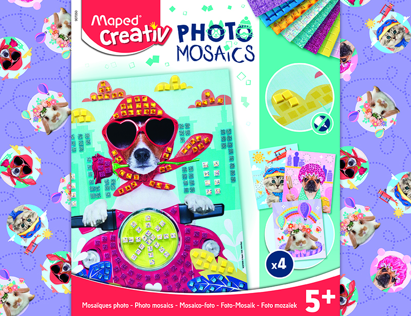 Image of Mosaikset Maped - Photo mosaics Cute animals (4F) 5+ 907050 3154149070503