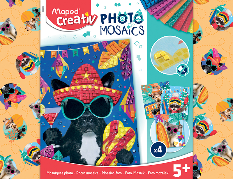 Image of Mosaikset Maped Creativ Creativ Photo Mosaics -Adventure Animals 5+ 907051 3154149070510