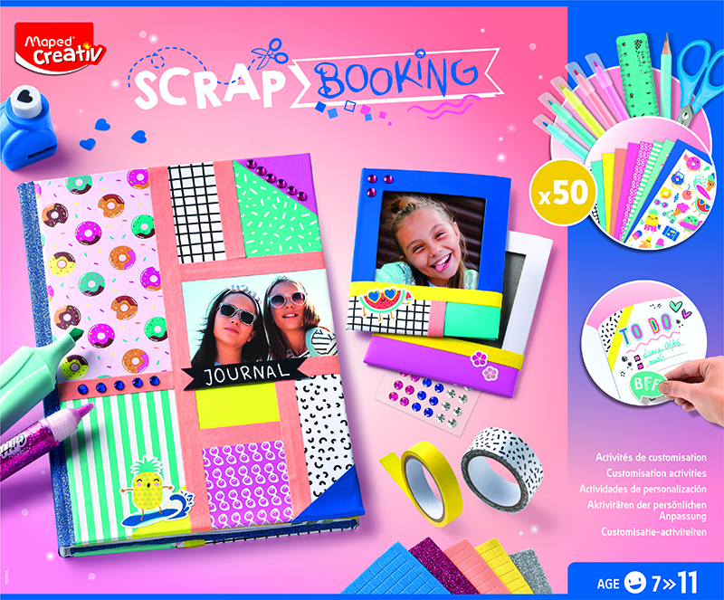 Image of Pysselset Maped Scrapbooking Maxi set (6F) 7+ 907054 3154149070541