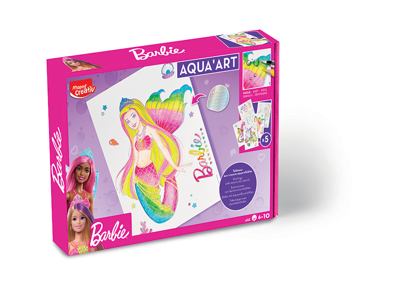 Image of Barbie Maped Aqua Art - Maxi set (6F) 7+ 907063 3154149070633