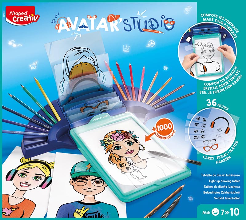 Image of Ritbräda Maped Boards Activities  Avatar Studio 7+ 907064 3154149070640