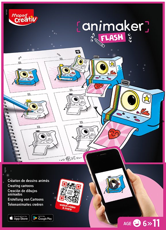 Image of Filmskapaset Maped Creativ Animaker Flash - Poetic 6+ 907065 3154149070657