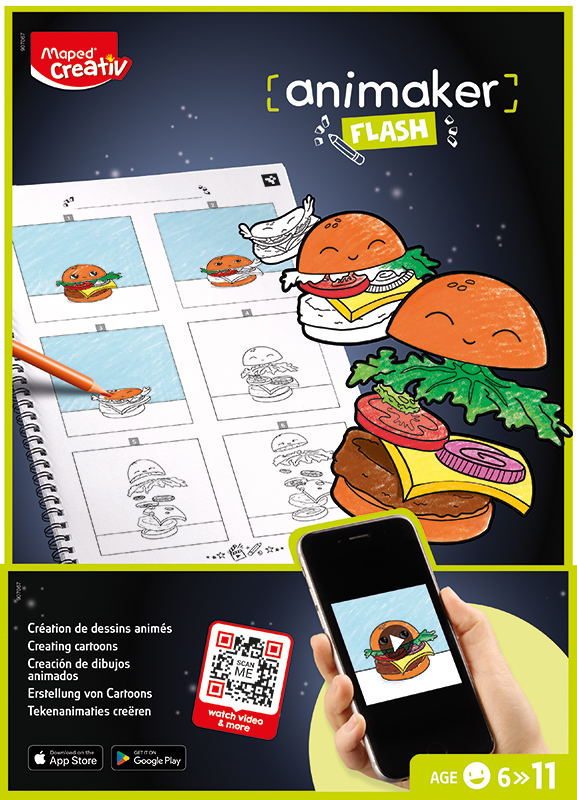Image of Filmskaparset Maped Creativ Animaker Flash - Pop 6+ 907067 3154149070671