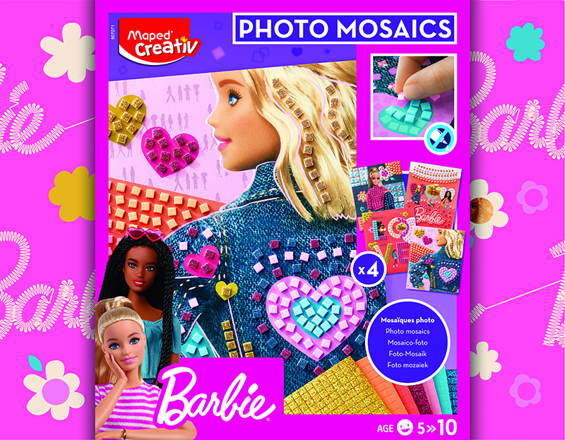 Image of Barbie Maped Photo Mosaics (4F) 5+ 907071 3154149070718