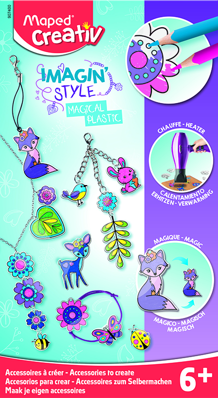 Image of Pysselset Maped Fashion Imagin Style Magical Plastic (8F) 6+ 907400 3154149074006