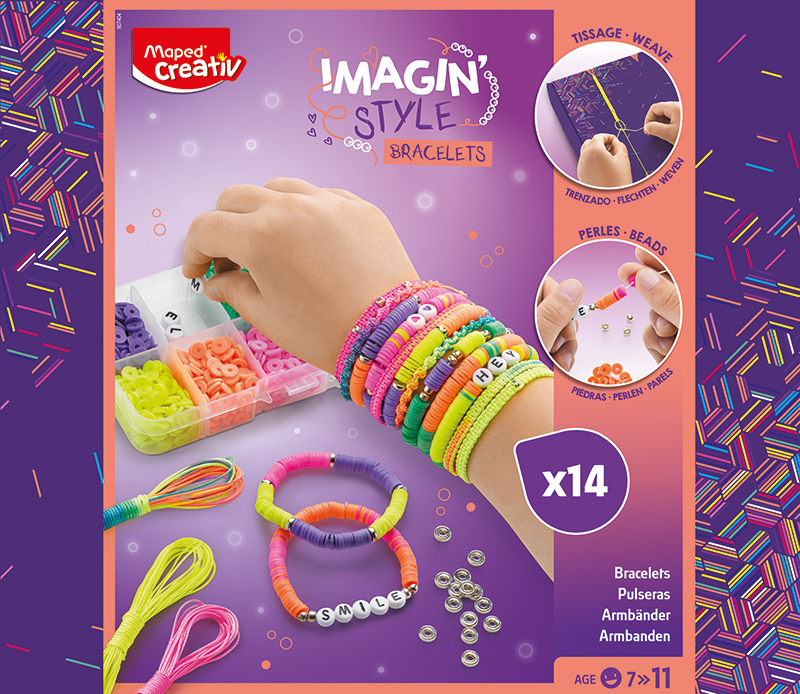 Image of Armbandset Maped Fashion Imagin'Style Bracelets Neon 7+ 907404 3154149070589