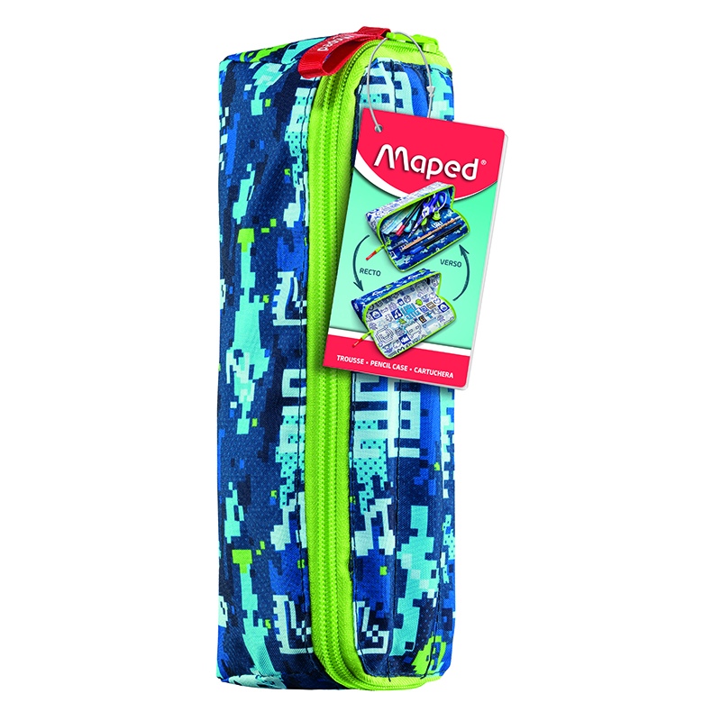 Image of Pennfodral Maped Xxl Empty Pencil Case Pattern Blue 931907 3154149319077