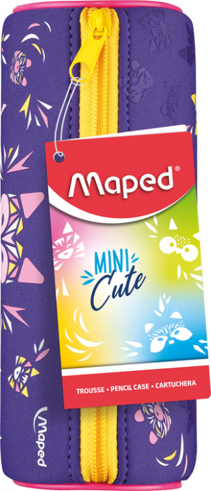 Image of Pennetui Maped Pencil Case Mini Cute Kids Purple 934803 3154149348039