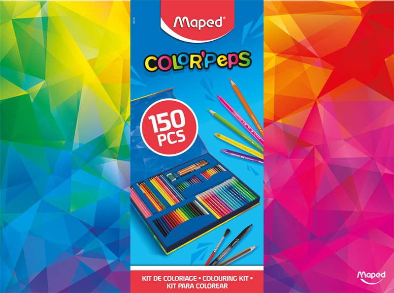 Image of Fiberpennset Maped colorpeps 150 pieces 984726 3154149847266