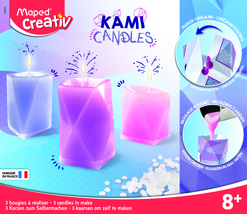 Image of Pysselset Maped Ljus Kami Candles box 8+ J45053 3028760450535
