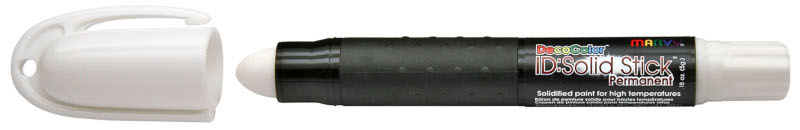 Image of Färgpenna Marvy Uchida Solid Stick, Vit 53026 28617240008