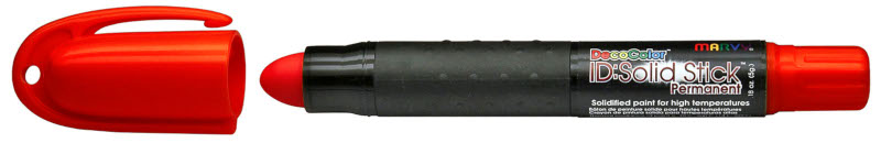 Image of Färgpenna Marvy Uchida Solid Stick, Röd 53079 28617240022