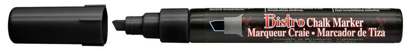 Image of Tavelmarker Chalk Marker Chisel, Svart   (6F) 53092 28617483108