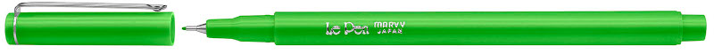 Image of Fiberpenna Marvy Uchida Le Penn Neon Green (12F) 59506 28617431048