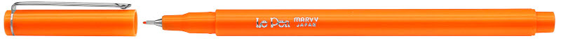 Image of Fiberpenna Marvy Uchida Le Penn Neon Orange (12F) 59508 28617431079