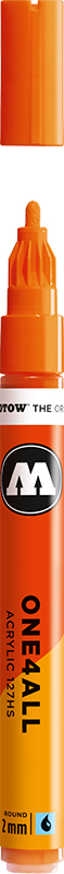 Image of Akrylmarker Molotow 127HS 2mm DARE orange  085 127203 4250397600062