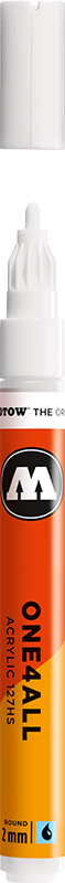 Image of Akrylmarker Molotow 127HS 2mm signal white 160 127211 4250397600147