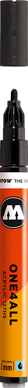 Image of Akrylmarker Molotow 127HS 2mm signal black 180 127212 4250397600154