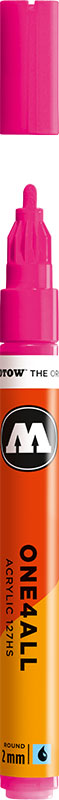 Image of Akrylmarker Molotow 127HS 2mm neon pink fluo. 217 127231 4250397600345