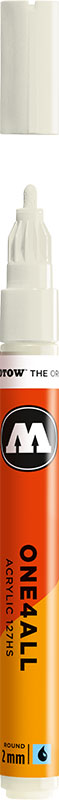 Image of Akrylmarker Molotow 127HS 2mm  nature white 229 (6F) 127235 4250397624174