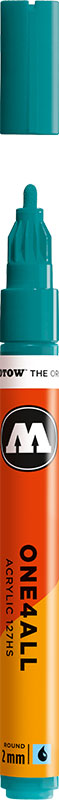 Image of Akrylmarker Molotow 127HS 2mm  turquoise 235 (6F) 127241 4250397624235