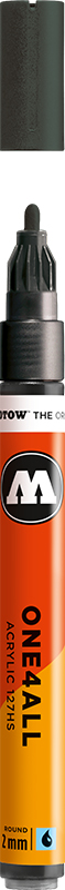 Image of Akrylmarker Molotow 127HS 2mm metallic black  223 127301 4250397606446