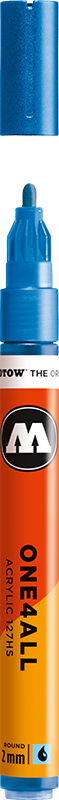 Image of Akrylmarker Molotow 127HS 2mm metallic blue 224 127302 4250397606453