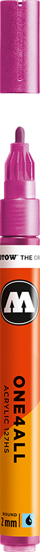 Image of Akrylmarker Molotow 127HS 2mm metallic pink 225 127303 4250397606460