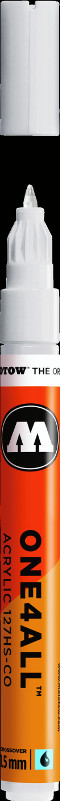 Image of Akrylmarker Molotow 127HS-CO 1,5mm signal white 160 127411 4250397610016