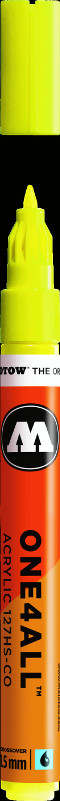 Image of Akrylmarker Molotow 127HS-CO 1,5mm neon yellow fluo. 220 127429 4250397610191