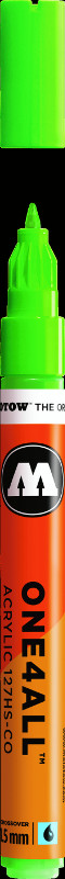 Image of Akrylmarker Molotow 127HS-CO 1,5mm neon green fluo. 219 127432 4250397610221