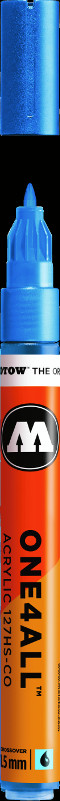 Image of Akrylmarker Molotow 127HS-CO 1,5mm metallic blue 224 127502 4250397610276