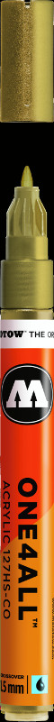 Image of Akrylmarker Molotow 127HS-CO 1,5mm metallic gold 228 127506 4250397610313