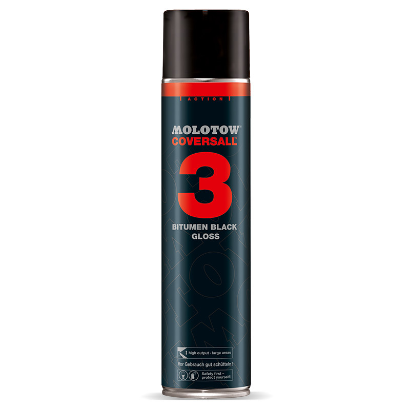 Image of Sprayfärg Molotow CoversAll 3 600ml blacktop (12F) 132760 4250397603346