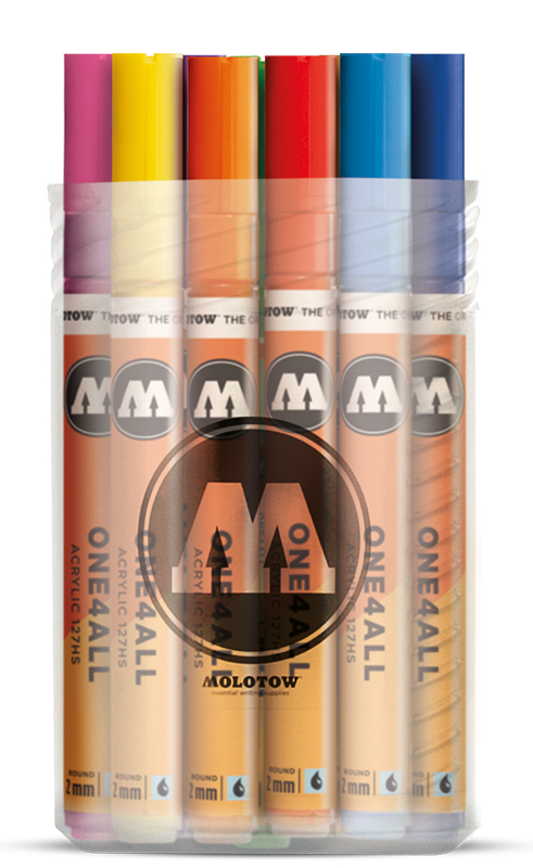 Image of Akrylmarker Molotow 127HS Main-Kit I 20 markers 2mm 200152 4250397602158
