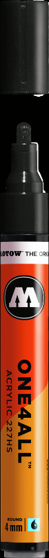 Image of Akrylmarker Molotow 227HS 4mm signal black 180 227212 4250397600680
