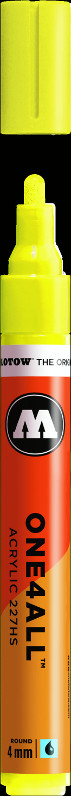 Image of Akrylmarker Molotow 227HS 4mm neon yellow fluo. 220 227229 4250397600857