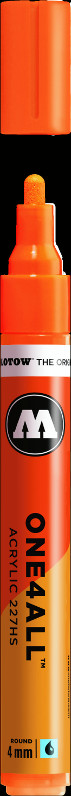 Image of Akrylmarker Molotow 227HS 4mm neon orange fluo. 218 227230 4250397600864
